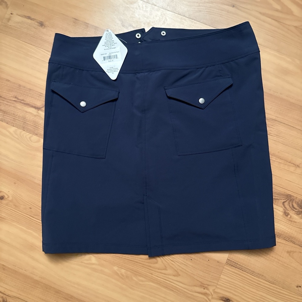 Jofit Dark Blue Skort with Zippered Pockets - Picture 4 of 5